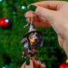 Navidad Nuevo Producto Transfronterizo Gorro Navideño Perro Calabaza Dachshund Colgante para Coche