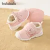 Zapatos para Niños Balabala Zapatos para Niños Pequeños Zapatos de Bebé Zapatos para Bebés Niños y Niñas Forrados de Felpa Antideslizantes Primavera y Otoño 2025 Lindos