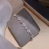 ¡Pulsera apilada de diamantes de colores! Pulsera de calabaza con circonita chapada en oro real, joyería de diseño niche estilo ins coreano para mujer