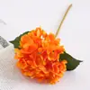 Flores de hortensia artificiales, flores decorativas artificiales para sala de estar del hogar, decoración de boda, flores artificiales para arco, flores falsas de hortensia al por mayor