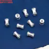 Accesorios de Colgante de Hoja, Pez Pequeño, Perla y Estrella de Mar de Plata de Ley, Piezas Pequeñas de Plata Blanca Lisa Vintage, Materiales para Abalorios Hechos a Mano DIY