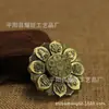 Novo Spinner de Dedo com Mantra de Seis Sílabas Estilo Xizang com Padrões Oito Auspiciosos Ultra Suaves Feito de Metal para Girar com os Dedos