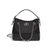 Bolsa de Corrente Estilo Pequeno Luxo em Camurça Fosca para Mulheres, Bolsa de Mão Tecida à Mão, Bolsa Tote, Bolsa de Ombro Único, Bolsa Transversal, Bolsa Quadrada Pequena