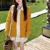 Cárdigan retro grueso de punto estilo bosque LEKA para mujer, nuevo abrigo suéter casual holgado otoño e invierno 2026
