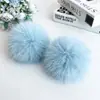 Pelota de Piel Sintética de Zorro en Stock 10cm Tamaño Grande Accesorios para Ropa, Calzado y Sombreros Pelota de Felpa Accesorios para Ropa DIY