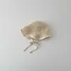 Chapéu Infantil Qiu Nan Estilo Novo Etiqueta de Tecido Trama Aberta Tira com Nó Chapéu de Pescador Verão Proteção Solar Externa Respirável Casual Chapéu de Palha