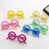 Gafas de sol para niños Daisy 2023 personalizadas en color caramelo, montura redonda, forma linda, gafas de playa