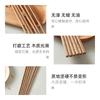 Palillos Largos para Hot Pot Domésticos de Madera de Ala de Pollo sin Barnizar Sándalo Rojo Resistentes a Altas Temperaturas para Pescado Fideos Fritos Hervir Té en Estufa