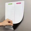 Imán para Refrigerador Transfronterizo Calendario Magnético Planificador Magnético Suave Tablero de Mensajes Magnético Suave Pizarra Blanca Suave para Escribir Imán para Refrigerador
