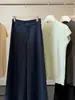 Pantalones de traje estrechos de pierna ancha estilo commuter para mujer, nuevo modelo de otoño, cintura alta elástica, sueltos y fluidos, adelgazantes, pantalones casuales de pierna recta