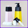 Botella Cónica de Plástico de 500 ml con Bomba para Loción, Botella para Limpiador Facial, Botella para Limpiador Facial para Hombre, Botella para Cuidado se Puede Personalizar