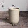 Árvore da Fortuna e Planta Cobra de Cerâmica Vintage Respirável de Grão Grosso para Sala de Estar de Hospedagem, Liquidação Feita à Mão