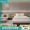 Apartamento Minimalista Moderno Quarto de Hóspedes Cama Quarto Padrão Suíte Completa Hotel Turístico Móveis Móveis de Hotel Cama Conjunto Completo Personaliz