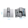 Accesorios de Ferretería para Mamparas de Baño Bisagras Planas para Puertas Bisagras para Puertas Plegables Acero Inoxidable 304 Bisagra de Cierre Automático para Puertas de Baños Públicos
