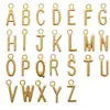 Acessórios para Joias DIY 26 Letras Inglesas Pingentes de Liga Pulseira Colar Decoração Material para Joias Artesanais Pingentes