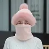 Gorro Daifa Invierno de Abuela Gorro para Madre de Mediana Edad y Mayor Forrado de Felpa Engrosado Cálido Gorro de Lana Tejido a Mano Resistente al Frío