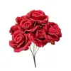 Flores de Casamento, Arranjos de Flores Vermelhas, Flores para Decoração de Casamento, Decorações de Teto para Salão de Casamento, Arranjos de Flores de Chão
