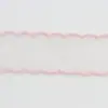 Fita de Renda de Seda Brilhante com Borda de 2,5cm, Fita Ondulada, Fita de Chiffon, Acessórios para Presente DIY, Fita Floral