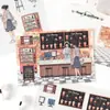 Manual de Adesivos Brilhantes da Tarde Cabine Girl Estéreo 3D Adesivo Decorativo Descompressivo Educacional Feito à Mão DIY para Crianças