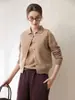 Suéter 100% Cachemir Puro Cuello Redondo Sin Mangas Chaleco de Punto Cárdigan Chaleco Cálido de Otoño Invierno para Mujer Capa Casual Chal