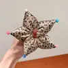 Tiara de Cabelo Infantil Estrela de Cinco Pontas, Tiara de Cabelo Fofa de Bolinhas, Tiara de Cabelo, Elástico de Cabelo, Prendedor de Cabelo para Bebê Menina, Acessórios de Cabelo com Elástico