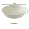 Bandeja de Frutas para Sala de Estar, Bandeja de Exibição de Lanches de Mesa de Centro Altamente Estética, Tigela de Frutas de Plástico de Luxo Leve, Espessada e Durável