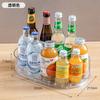 Caja de Almacenamiento para Bebidas de Cerveza de Refrigerador Doméstico Estante de Almacenamiento para Botellas de Condimentos de Gabinete de Encimera de Cocina Bandeja de Almacenamiento