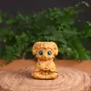 Nuevo Talla en Madera de Ciprés de Acantilado Animales del Zodiaco Chino Juguete Portátil Artículo de Mano Animal de Madera Maciza Lindo Chino Adorno Pequeño de Escritorio
