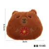 Cartão de desenho animado Pippa broche de pelúcia boneca fofa fofa broche de boneca feito à mão diy acessórios de boneca atacado