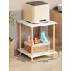 Estante para Mini Lavadora Balcón Máquina Pequeña para Ropa Íntima Base Base Estante Baño De Pie Soporte Doble Capa