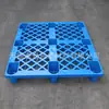 Fábrica de Pallets Plásticos de Nove Pernas com Grade Novo Material Empilhadeira Armazém À Prova de Umidade Nove Pernas Lado Único Plástico Prateleira Logística