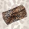 Cinto de Cabelo Europeu e Americano Transfronteiriço Novo Estampa de Leopardo Hot Diamond Borda Larga Elástico Esportivo Absorvente de Suor Moda Headband Hot Girl Feminino