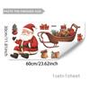 Caja de Regalo, Bolas de Colores, Árbol de Navidad, Decoraciones Festivas, Pegatinas para Ventanas, Escaparate, Azulejo, Decoración del Hogar, Pegatinas Estáticas, Calcomanías