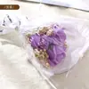 Ramo de Rosas, Flores Secas de Gypsophila, Flores Artificiales, Pequeños Recuerdos de Boda, Flores Eternas de Cumpleaños, Flores Hechas a Mano Personalizadas