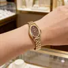 Reloj Pulsera de Cuarzo Dorado para Mujer de Gran Venta, Reloj de Dama Moderno y Versátil en Stock 2026 E-commerce Transfronterizo Reloj para Mujer