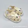Zapatos Cerrados Personalizados para Niñas del Fabricante, Nuevo Estilo de Verano con Hebilla, Lindos Zapatos de Dibujos Animados para Niños Pequeños, Sandalias Antideslizantes de Princesa para Bebés
