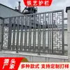 Fabricante de Cercas de Aço Galvanizado em Guangzhou Design de Arte em Ferro Grades para Vilas Residenciais Cercas de Isolamento para Pátio Cercas Antiescalada