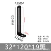 Soporte de Ángulo de Acero Inoxidable Engrosado Conector Fijo Escuadra de Ángulo Recto de 90 Grados Escuadra Triangular Pieza de Conexión de Ángulo en L