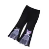 Leggings para Niñas Primavera y Otoño 2026 Casual Versátil Cómodo Dibujos Animados Niñas Pequeñas Pantalones Acampanados Moda Tendencia