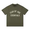 Essentials Hhh Marca Tendência Estilo Americano Verão Estampa de Letra Solta Casual Manga Curta Camiseta para Homens e Mulheres Ins