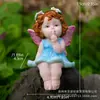 Adornos Creativos para Decoración de Micro-Paisajes, Nuevas y Coloridas Decoraciones de Hada Flor de Esquina, Manualidades de Resina de Elfos Pequeños