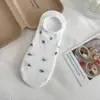 Calcetines Grises para Mujer, Lindos Calcetines Bajos Tipo Invisible para Zapatos de Barco, Estilo Delgado de Verano, Antideslizantes, Talón Antideslizante, Silicona Invisible, Transpirables