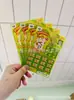 Boletos de Lotería Personalizados Rasca y Gana para Países Extranjeros, Antifalsificación y Antifiltración de Luz, Impresión Personalizada de Boletos de Lotería de Papel Negro de Núcleo Alto Grado Holográfico