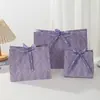 Caja de regalo bolsa de regalo bolso de mano bolsa de papel rectangular bolsa de embalaje para compras de ropa impresión recuerdo