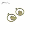 Accesorios para Joyería DIY Colgante Redondo de Pájaro Retro de Aleación de Doble Cara Wholesale D517