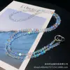 Cadena para Teléfono Móvil Cruzada Larga Hecha a Mano Ins Cadena Colgante de Perlas Funda para Teléfono Móvil Portátil Cruzada Correa Colgante Colgante para Bolsa Venta al por Mayor