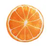 Almofada Criativa Realista em Formato de Fruta, Almofada de Pelúcia Laranja e Tomate, Decoração de Sofá e Janela de Canto para Casa, Almofada Divertida para Assento