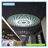 Shenzhen pasillo de gimnasio luz de fibra óptica estrellada parpadeante cambio de color colorido luz de techo luz de fibra óptica led