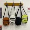 Bolso Bandolera para Hombre, Estilo Ins Hong Kong Retro Trendy Genial Ropa de Trabajo Cordón Letra Estudiante Bolso Bandolera, Bolsa Pequeña Harajuku Japonesa