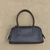 Bolso de Bowling de Piel de Vaca de Primera Capa para Mujer, de Gama Alta, Bolso de Hombro Grande para Viajar, Bolso de Mano Tipo Almohada Boston